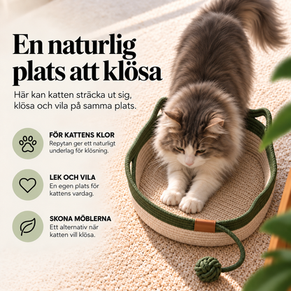 Instinktkorgen | Upptäck ett naturligt revir för innekatter, utvecklat med stöd av forskning