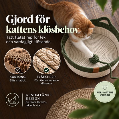 Instinktkorgen | Upptäck ett naturligt revir för innekatter, utvecklat med stöd av forskning