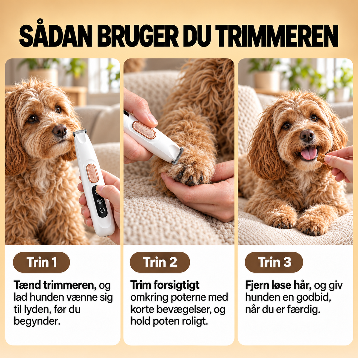 Præcisionstrimmer til følsomme områder